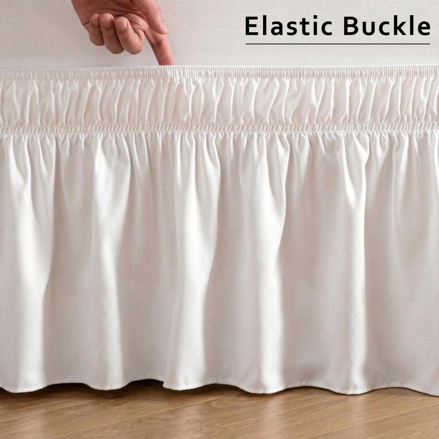 Ruffled Elastic Bed Skirt – Tidy, Clean & Sophisticated