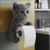 Wall Mounted Toilet Paper Holder Organizers Cats Shape