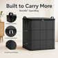 Large Capacity Storage Bin Zippered Clothes Organizer Moving Bag 🏠🧺