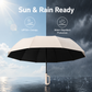 Portable Automatic Folding Umbrella with Loop Buckle