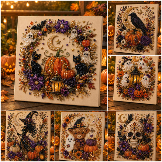 👻Halloween Ghost Pearl Art DIY Kit