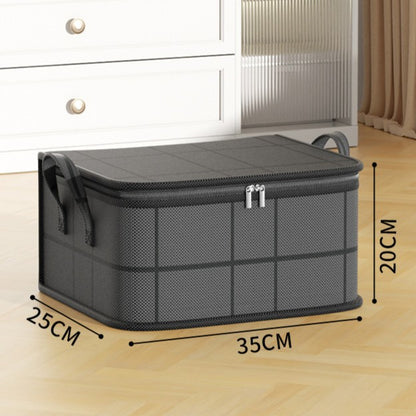 Large Capacity Storage Bin Zippered Clothes Organizer Moving Bag 🏠🧺