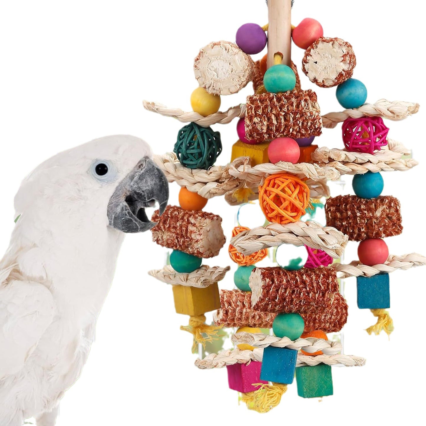 Parrot Bird Natural Corn Cob chew Toys