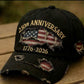 250 Anniversary USA 1776-2026 Flag Vintage Washed Hat