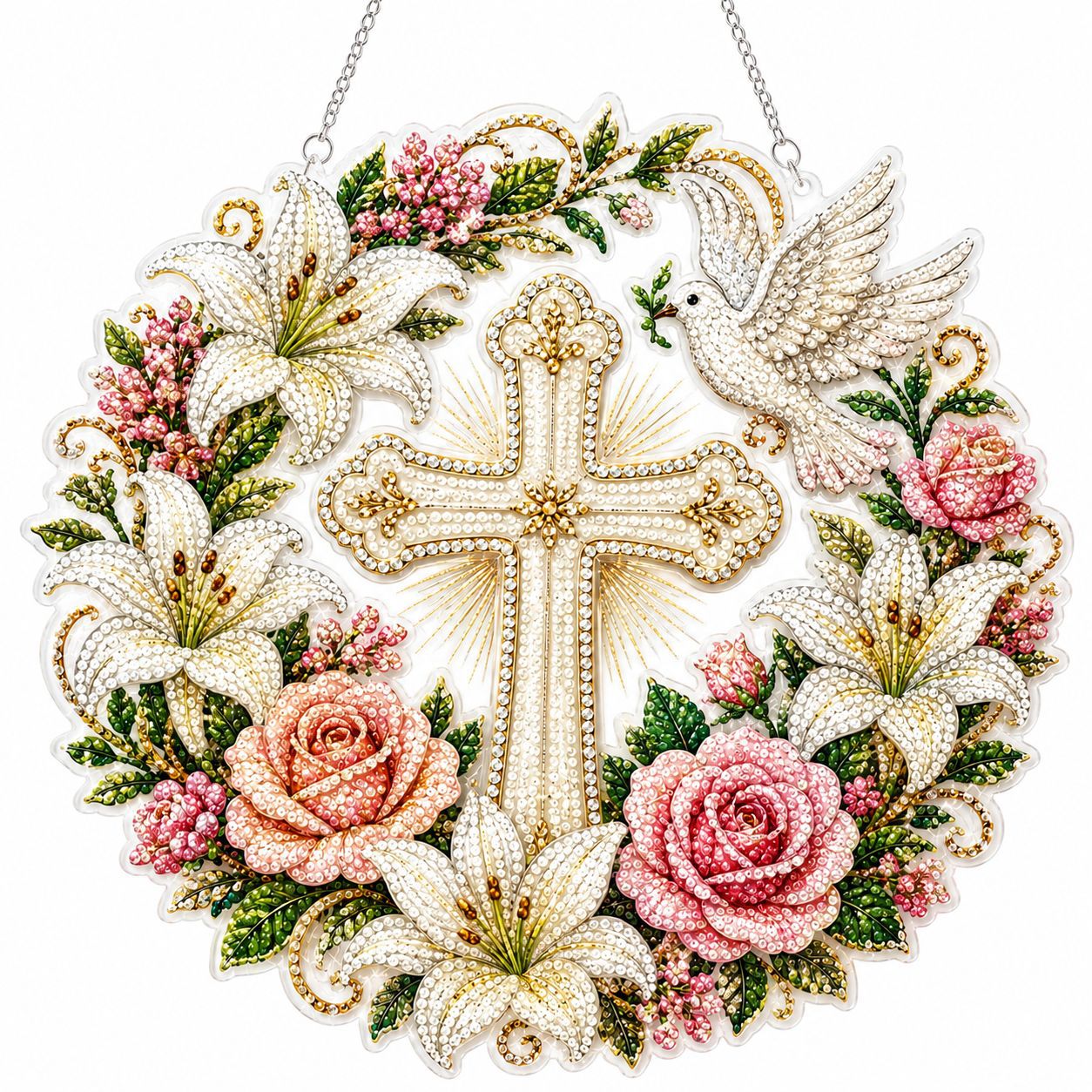 Hummingbird Diamond Art Hanging Ornament Kit