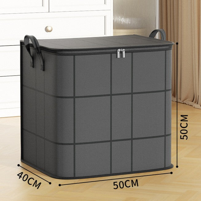 Large Capacity Storage Bin Zippered Clothes Organizer Moving Bag 🏠🧺