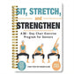 Tai Chi Chair Workout Chart for Seniors – 24 Seated Exercises Poster
