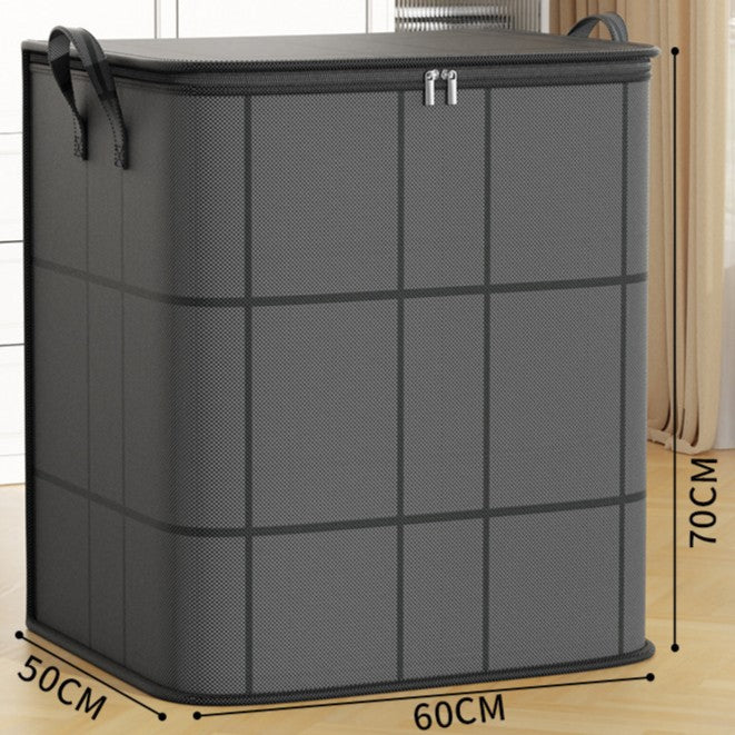 Large Capacity Storage Bin Zippered Clothes Organizer Moving Bag 🏠🧺