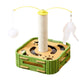 Felt Cat Puzzle Toy with Scratching Pole