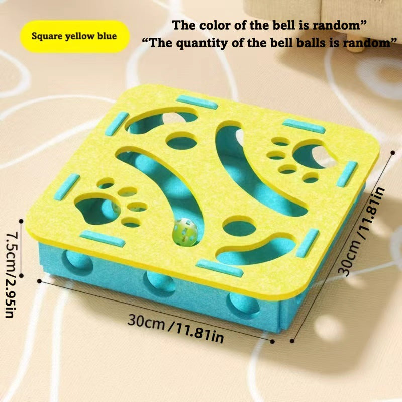 Clawsaver Scratch Puzzle Box for Cats