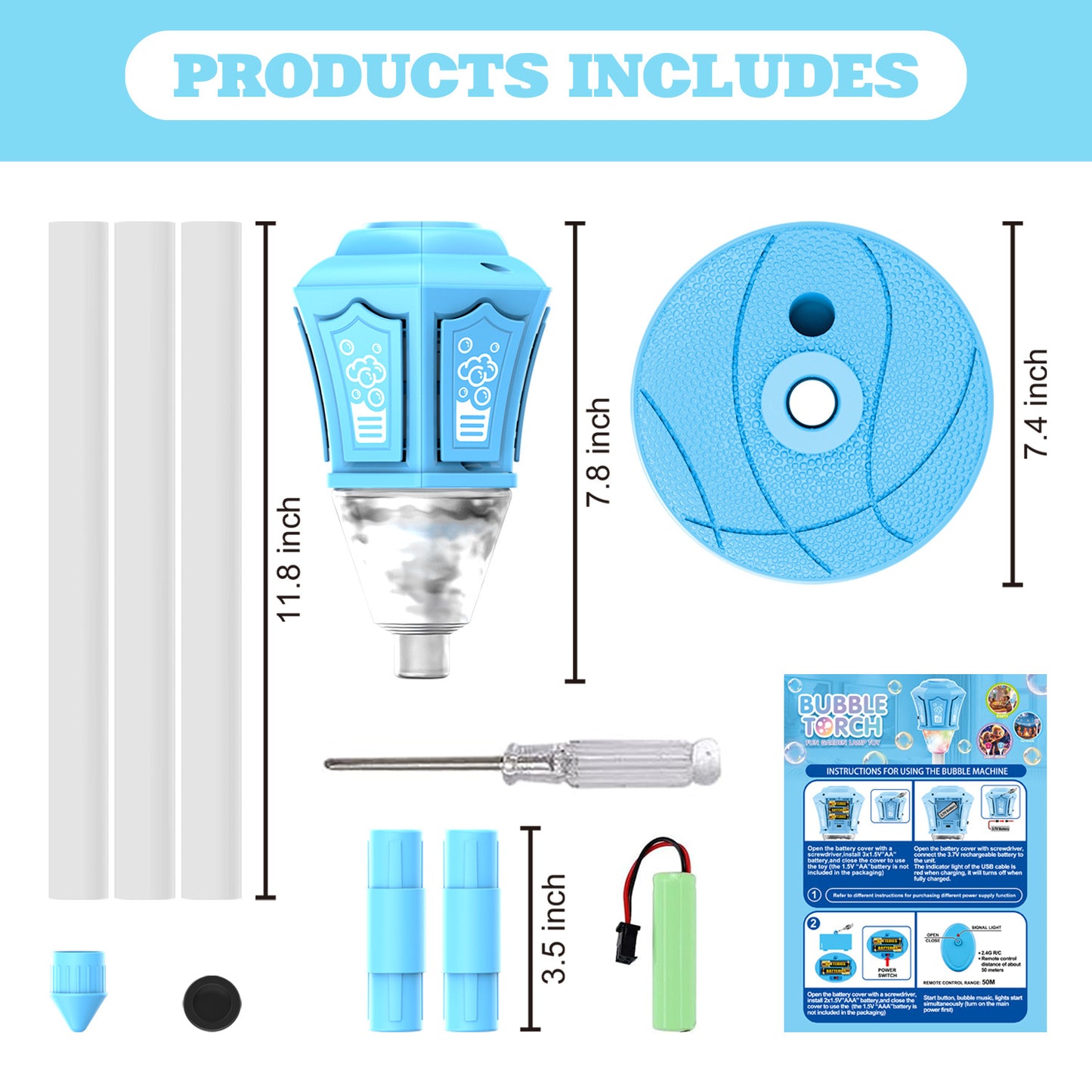 Automatic Bubble Machine for Kids - Bubble Maker with Lights