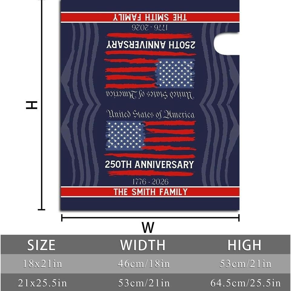 250 Anniversary USA Mailbox Covers Magnetic