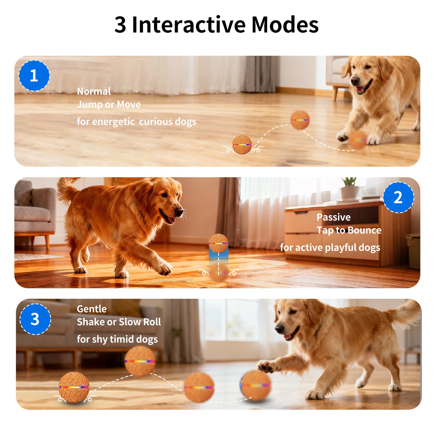 Smart Interactive Dog Balls