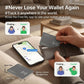 GPS Wallet Tracker Card- Work with Apple Find My