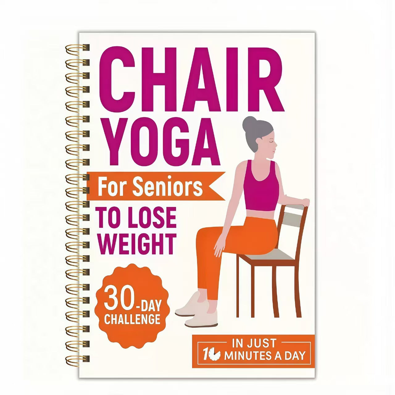 Tai Chi Chair Workout Chart for Seniors – 24 Seated Exercises Poster