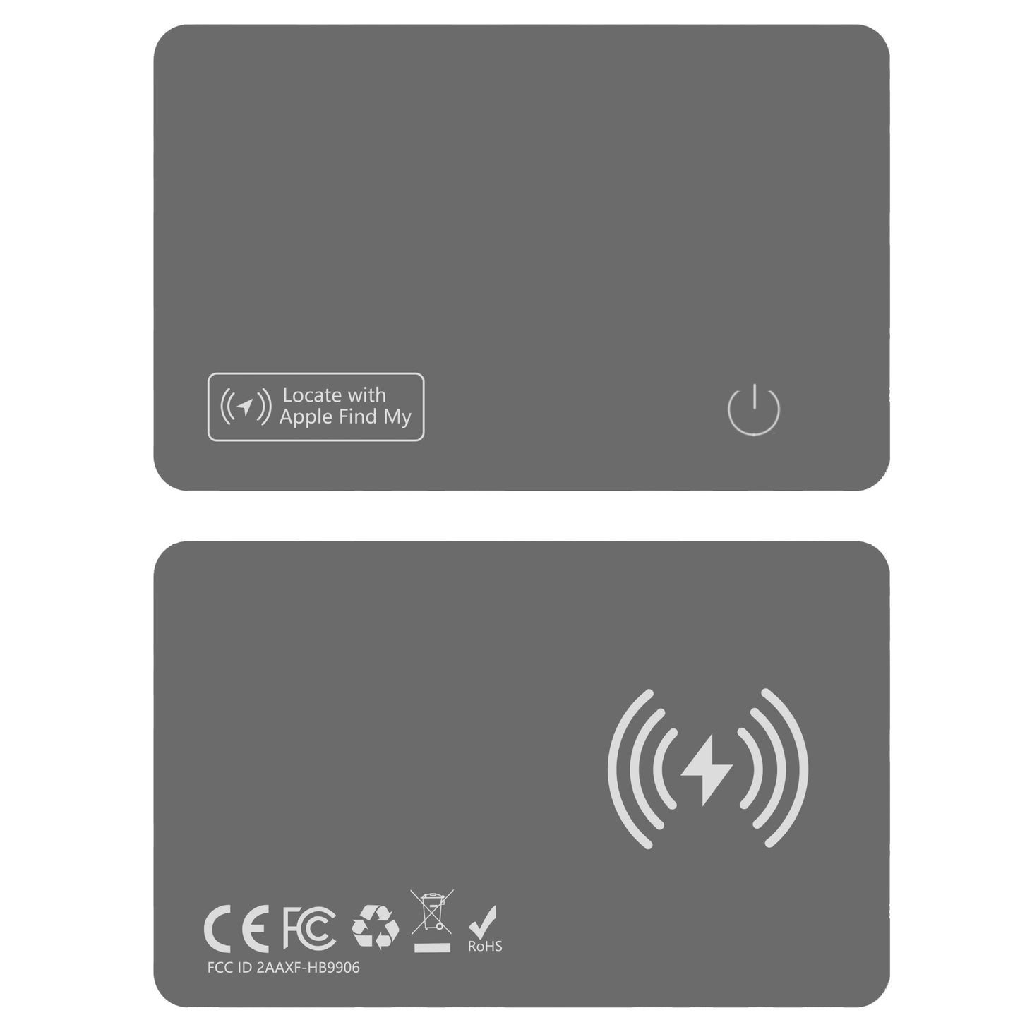 GPS Wallet Tracker Card- Work with Apple Find My