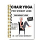Tai Chi Chair Workout Chart for Seniors – 24 Seated Exercises Poster