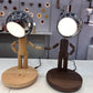 Rechargeable Wooden Desk Lamp with Touch Control & Stepless Dimming