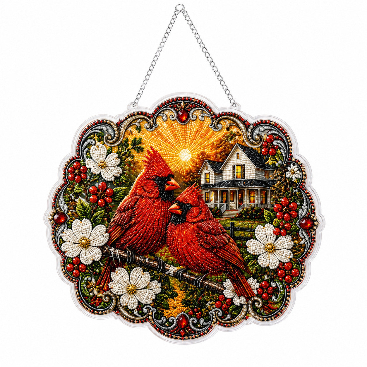Hummingbird Diamond Art Hanging Ornament Kit