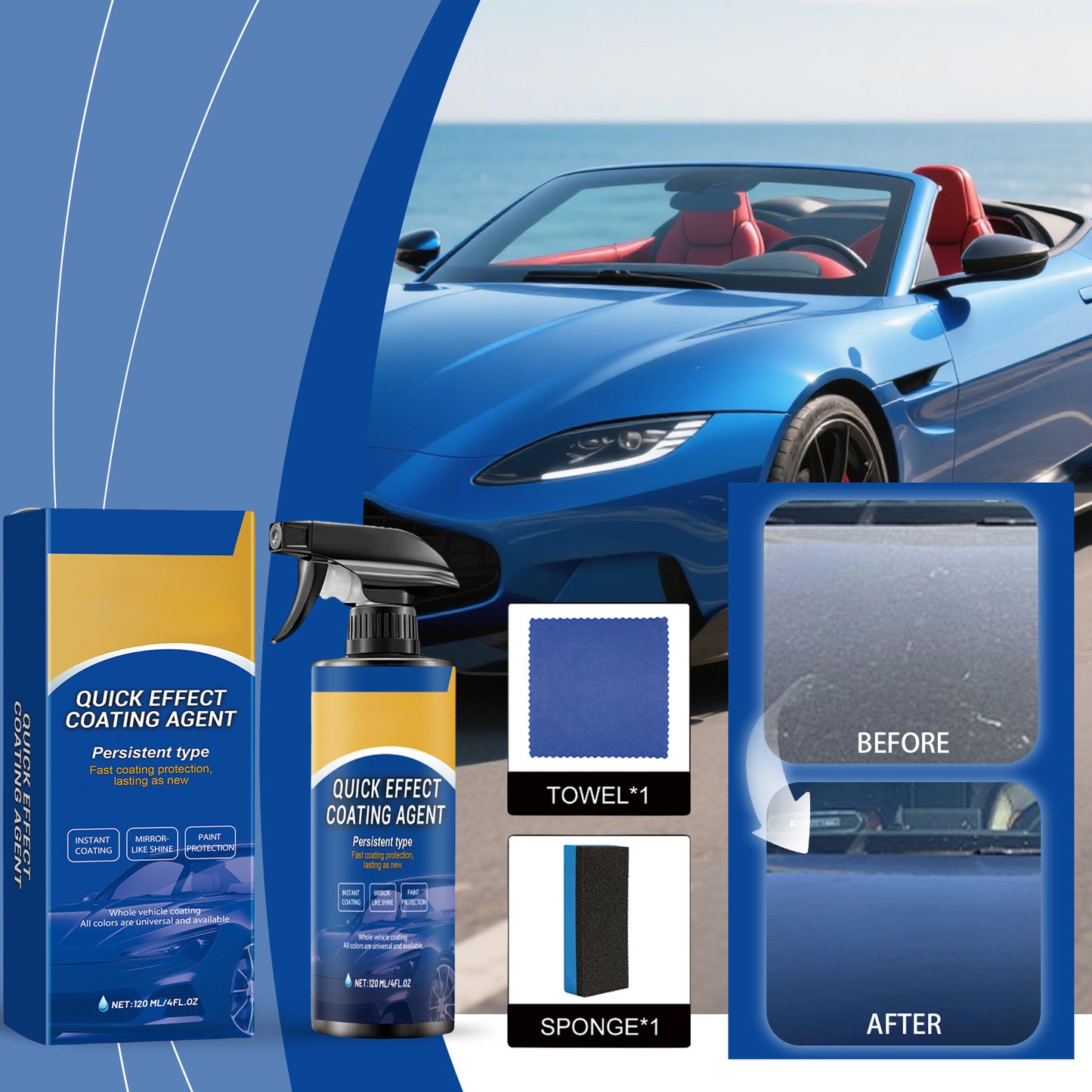 Car Paint Spray for Shine and Protection