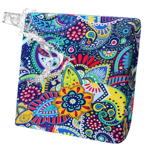 Waterproof Patio Floral Printed Stretch Cushion Covers