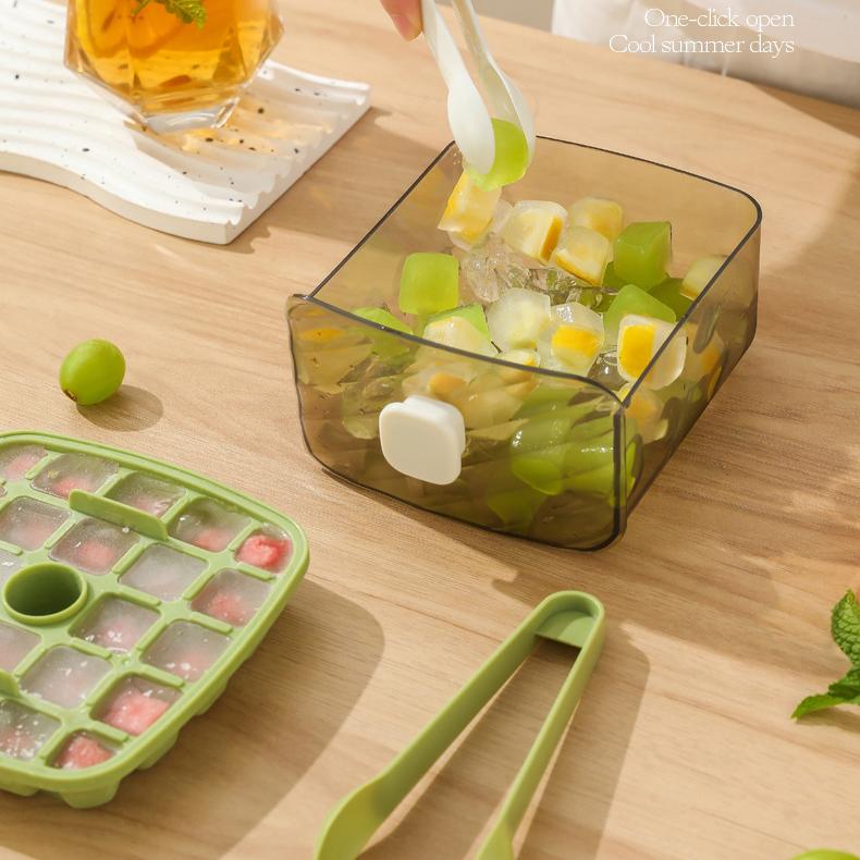 Ice Maker & Storage Bin -Instant Ice Cubes in Seconds