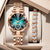 Women's Luxury Shiny Waterproof Stainless Steel Watch