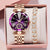 Women's Luxury Shiny Waterproof Stainless Steel Watch