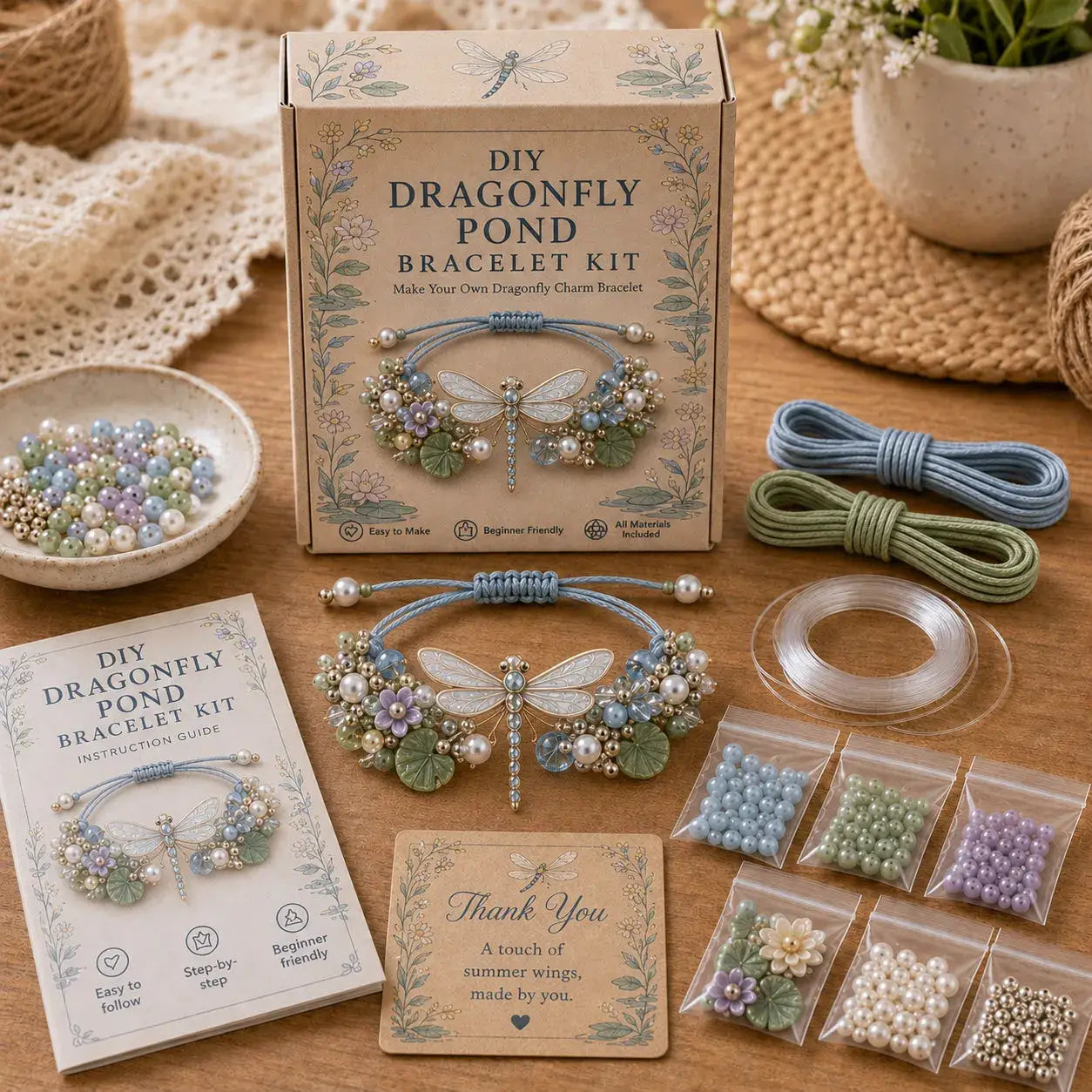 Enchanted Garden Charm Bracelet DIY Kit Series