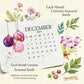 Eco-Friendly Plantable Seed Calendar 2027 Growable Calendar with Stand