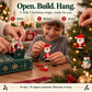 24-Day Christmas Ornament Advent Calendar | 6 DIY Bricks & 18 3D Figures to Hang & Keep 🎁