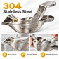 Elegant Bird-Shaped Stainless Steel Manual Juicer (2 Pieces)