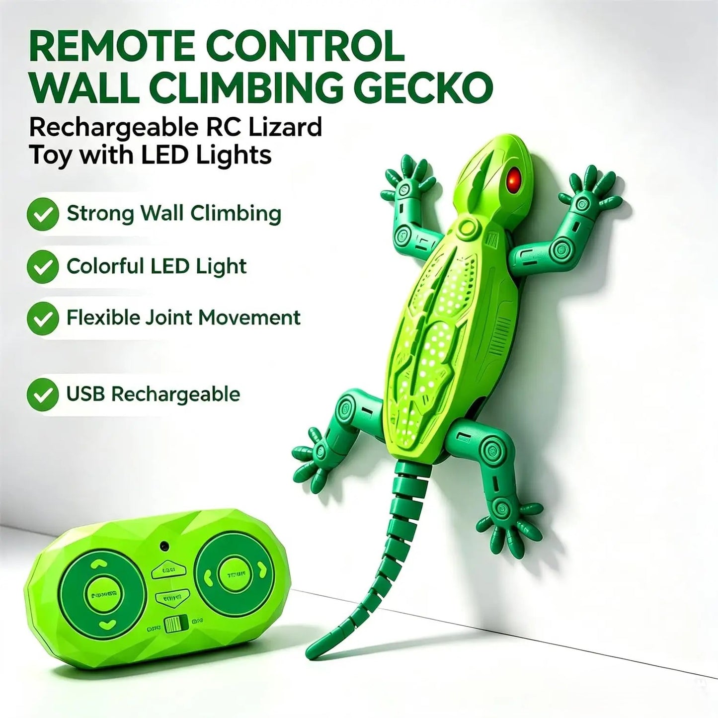Remote Control Climbing Gecko Toy