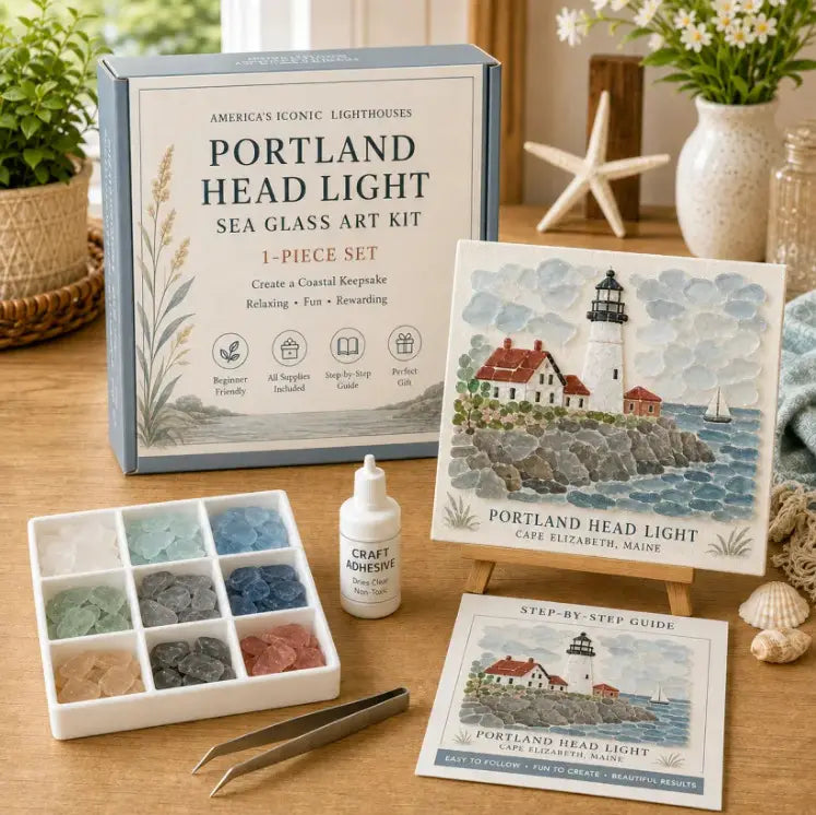 Psalms of Comfort & Strength Sea Glass Art Kit