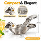 Elegant Bird-Shaped Stainless Steel Manual Juicer (2 Pieces)