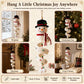 ☃️Crochet Snowman Spiral Ornament DIY Kit