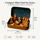 Mini Nativity Scene Keepsake Tin – Pocket-Sized Christmas Holy Family Set
