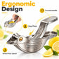 Elegant Bird-Shaped Stainless Steel Manual Juicer (2 Pieces)