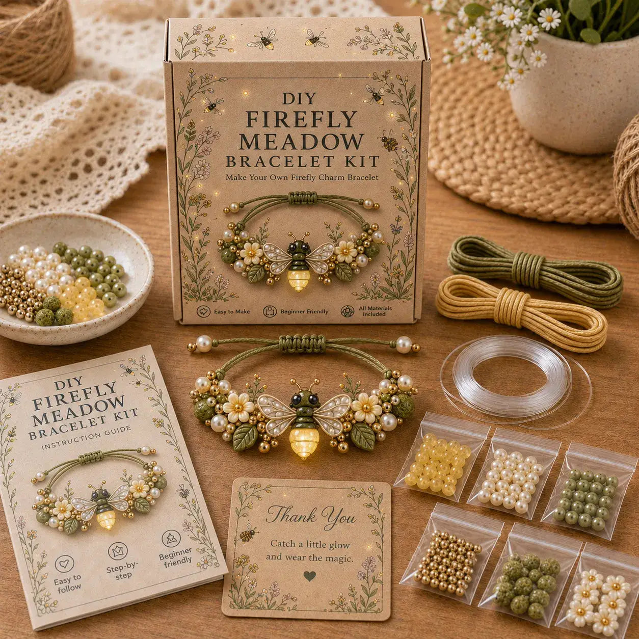 Enchanted Garden Charm Bracelet DIY Kit Series
