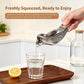 Elegant Bird-Shaped Stainless Steel Manual Juicer (2 Pieces)