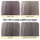 Mid-length with Highlights Glueless Synthetic Wig for Women