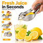 Elegant Bird-Shaped Stainless Steel Manual Juicer (2 Pieces)