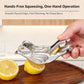 Elegant Bird-Shaped Stainless Steel Manual Juicer (2 Pieces)