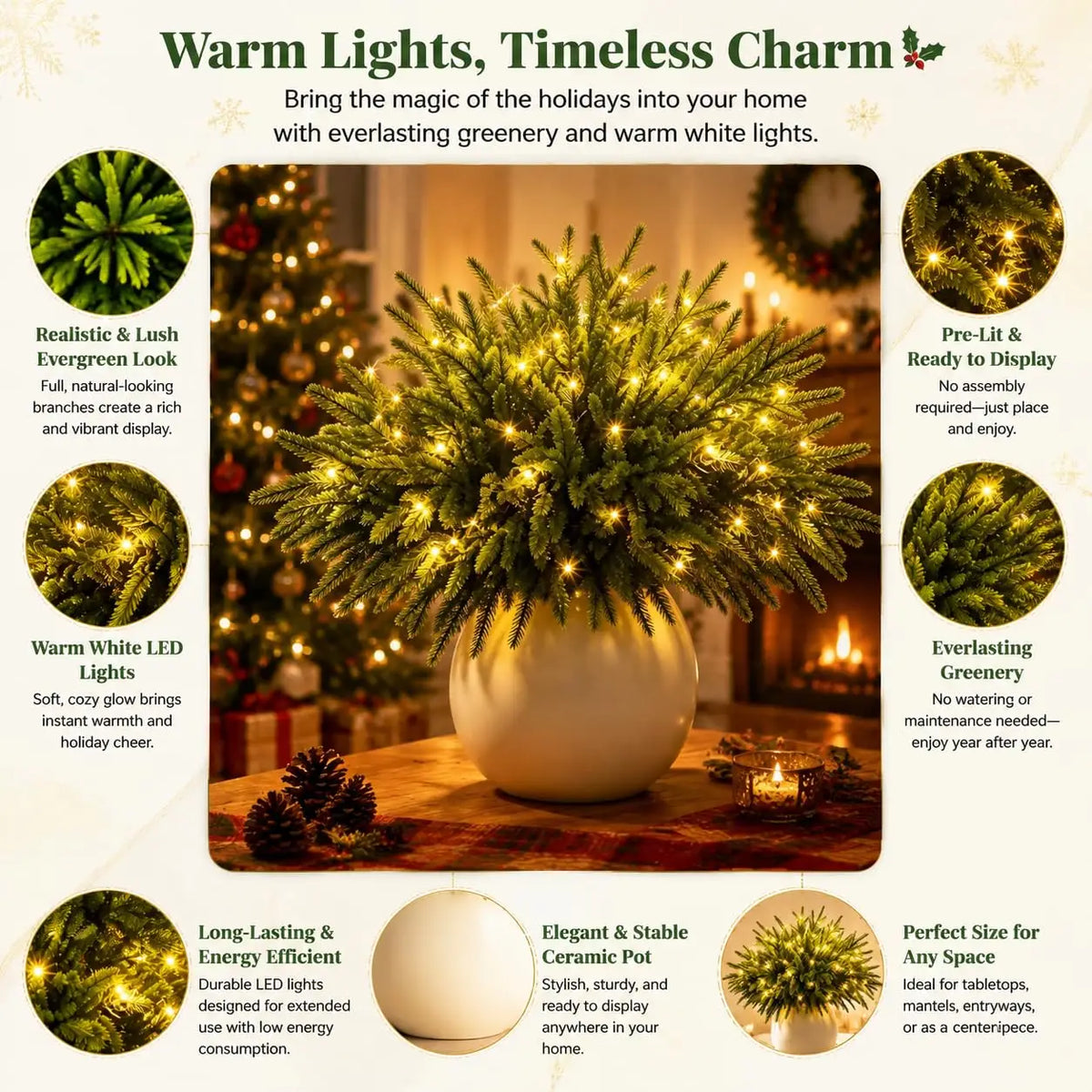 Christmas Enchanted Evergreen Pine