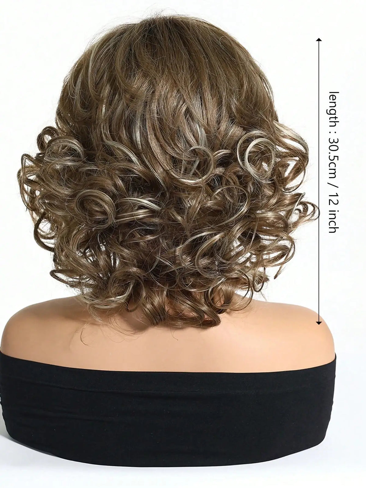 Women's Short-length High-temperature Synthetic Fiber Wig