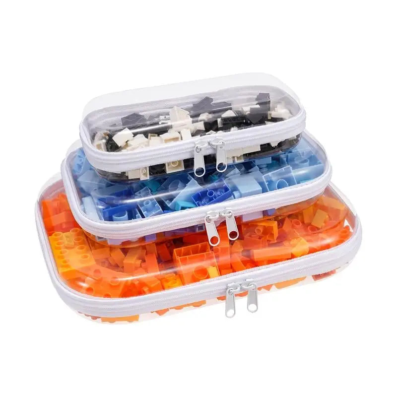 Clear Hard Plastic Zipper Case – Portable & Practical Travel Organizer 🔥