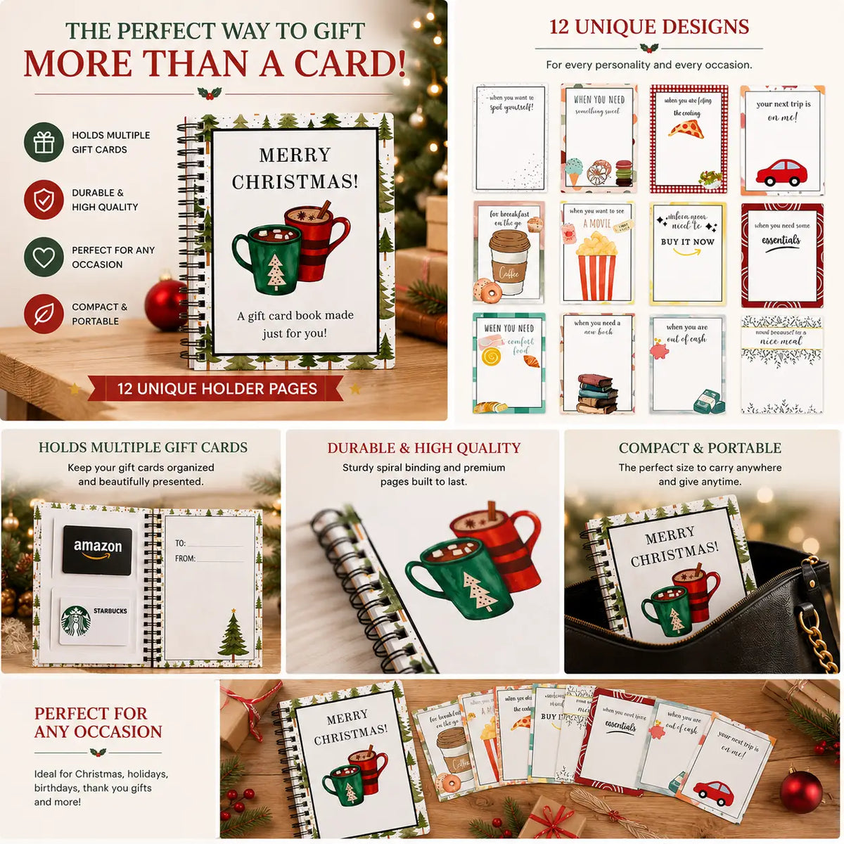 Christmas Gift Card Book