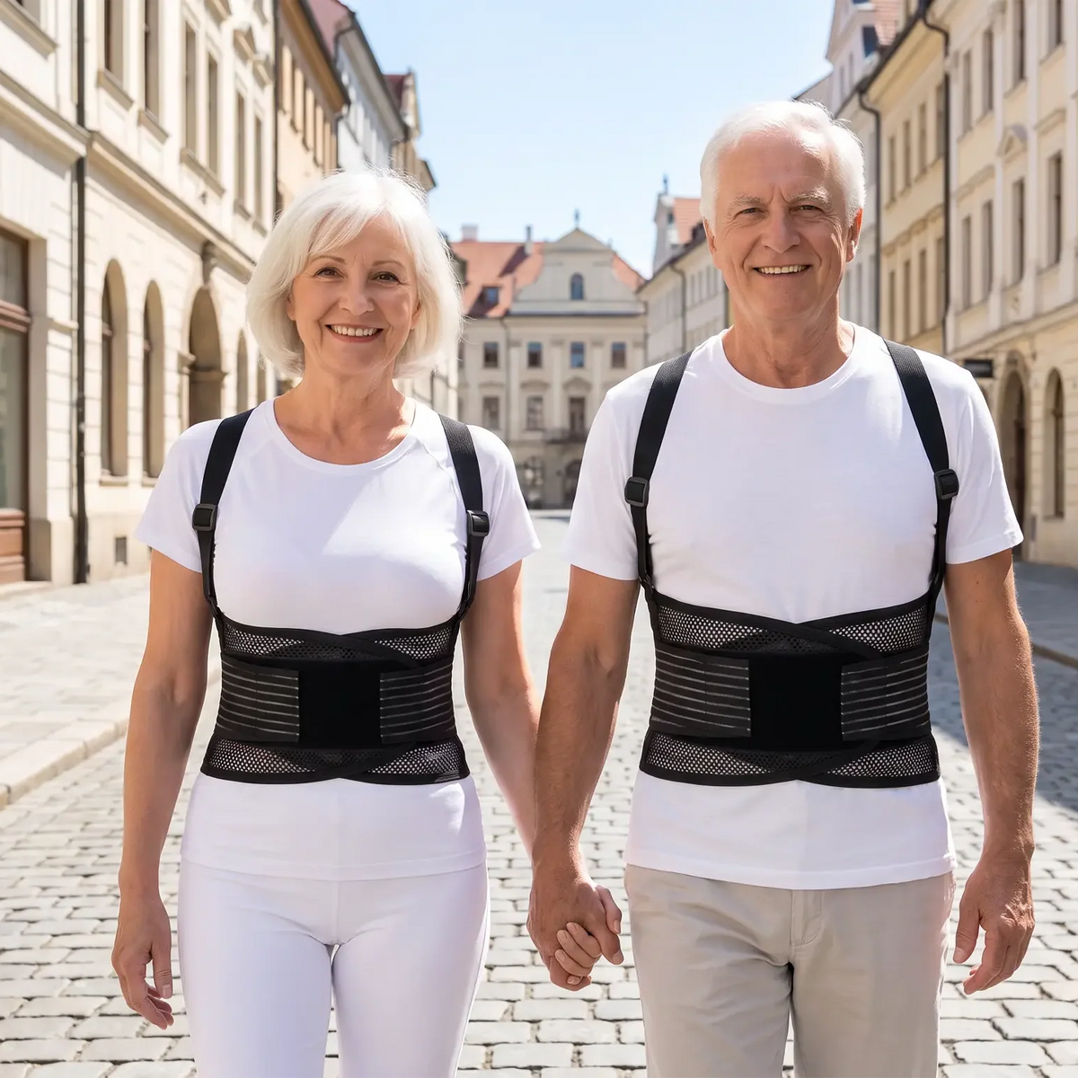 Breathable Posture Corrector - Back Pain Relief & Tummy Control