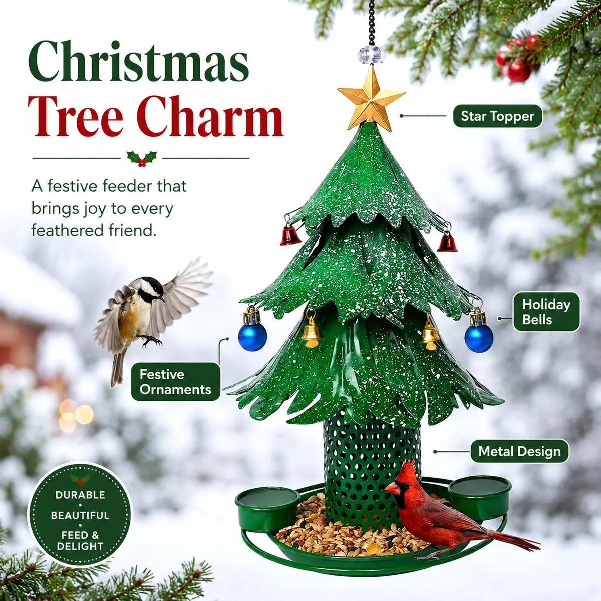 Christmas Tree Bird Feeder