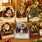 6pcs DIY Merry Chrismas Diamond Painting 3D Greeting Card